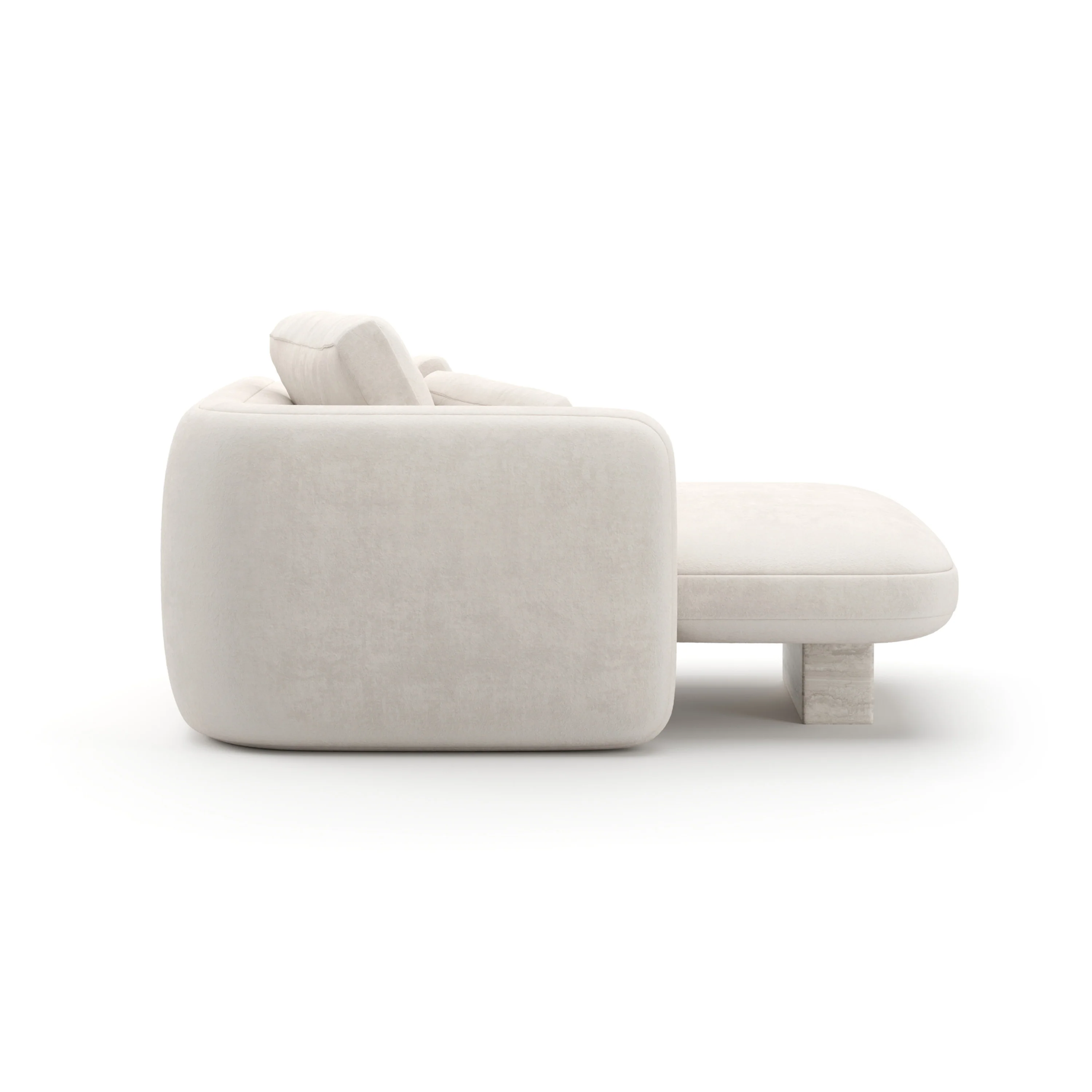 Overlap Laf Chaise Ecru - Image 5
