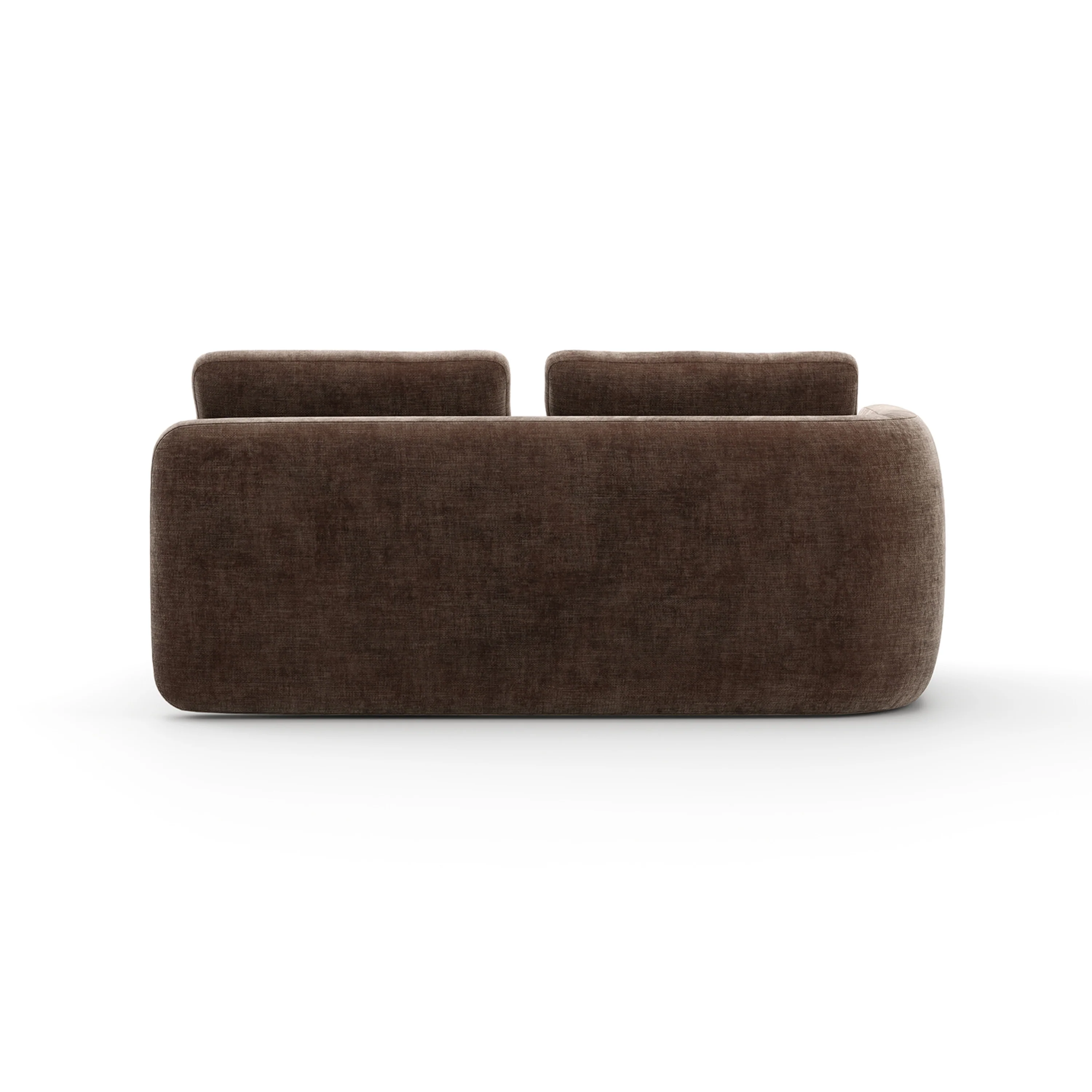Overlap Laf Loveseat Dark Taupe - Image 7