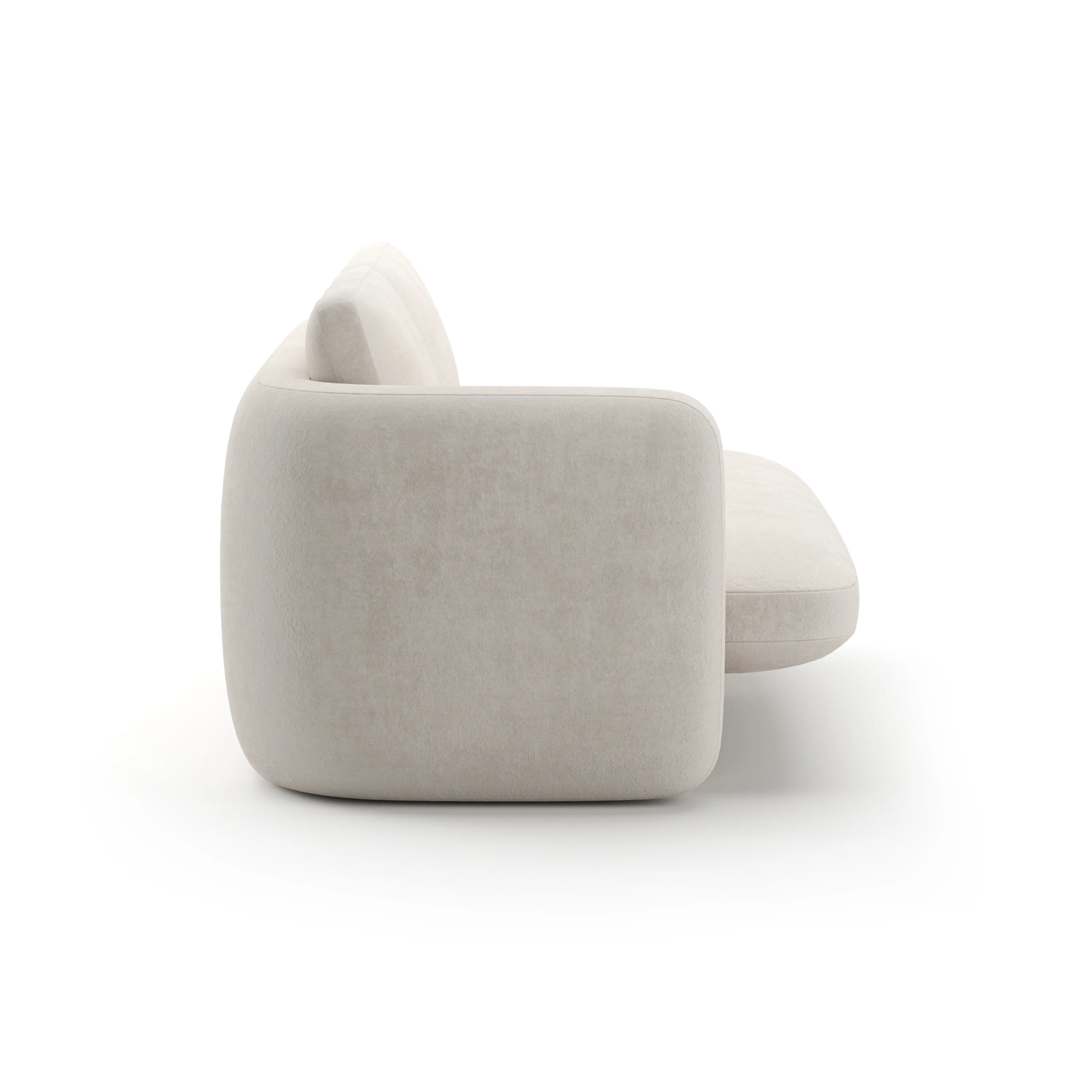 Overlap Laf Loveseat Ecru - Image 6