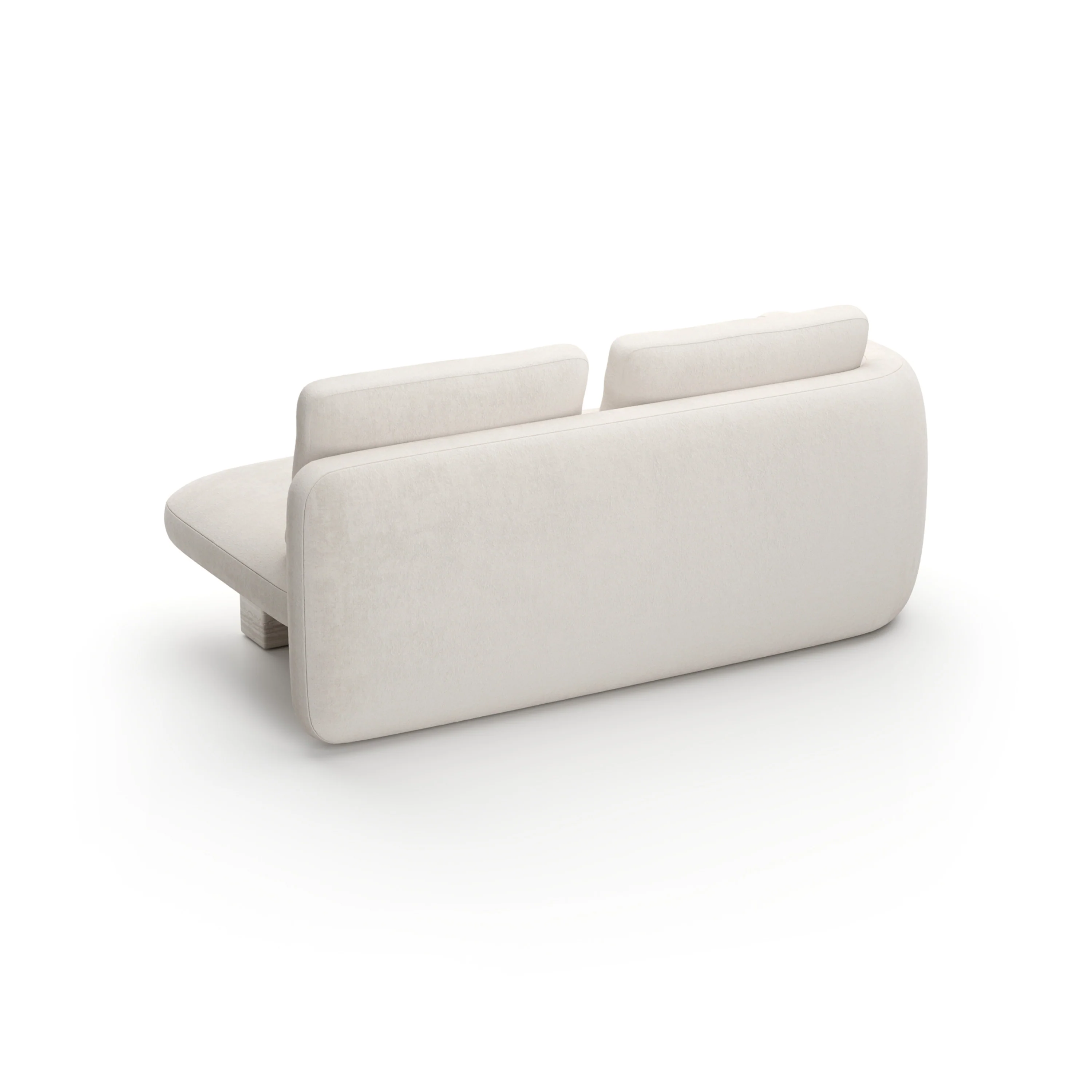 Overlap Laf Loveseat Ecru - Image 7