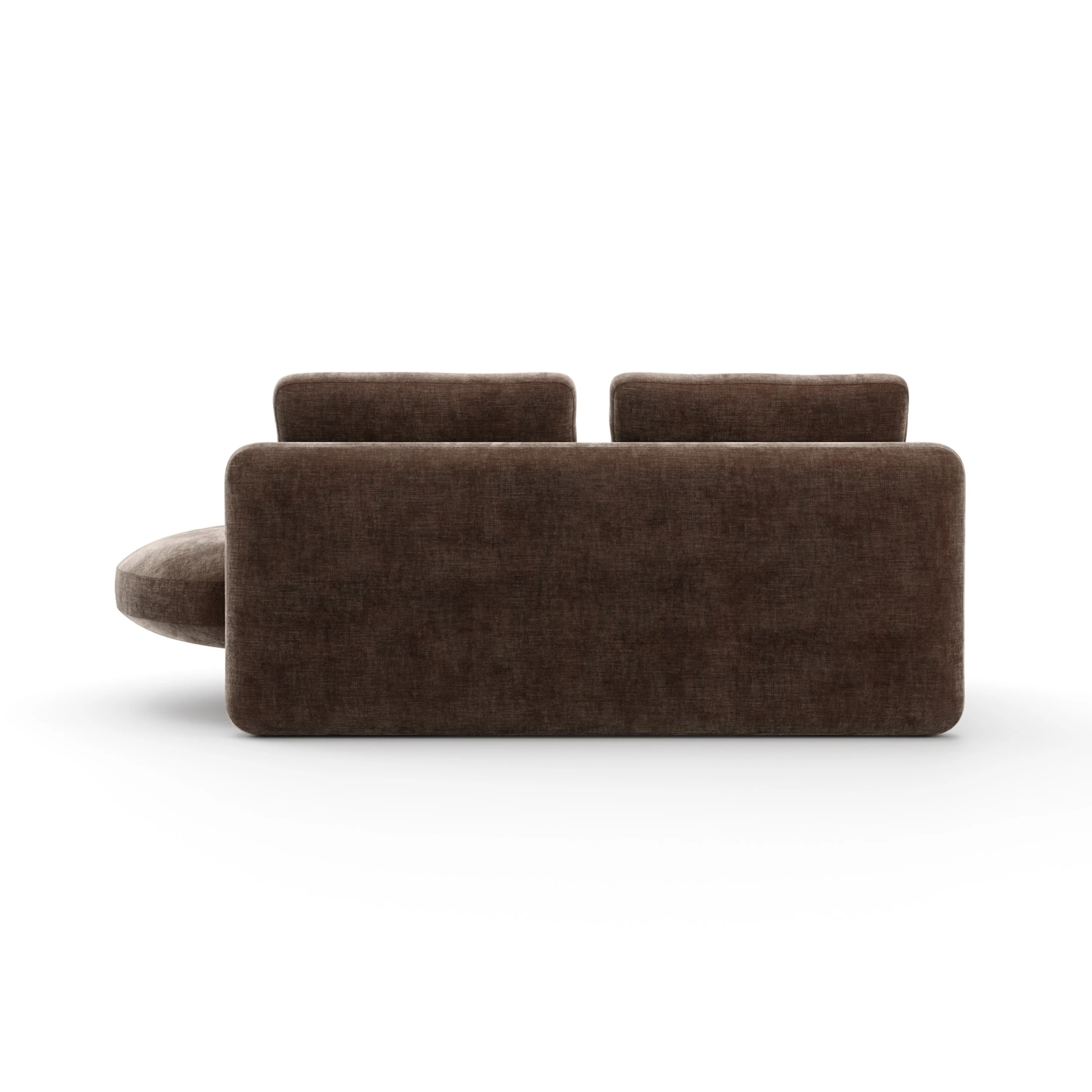 Overlap Laf Armless Bumper Dk Taupe - Image 5