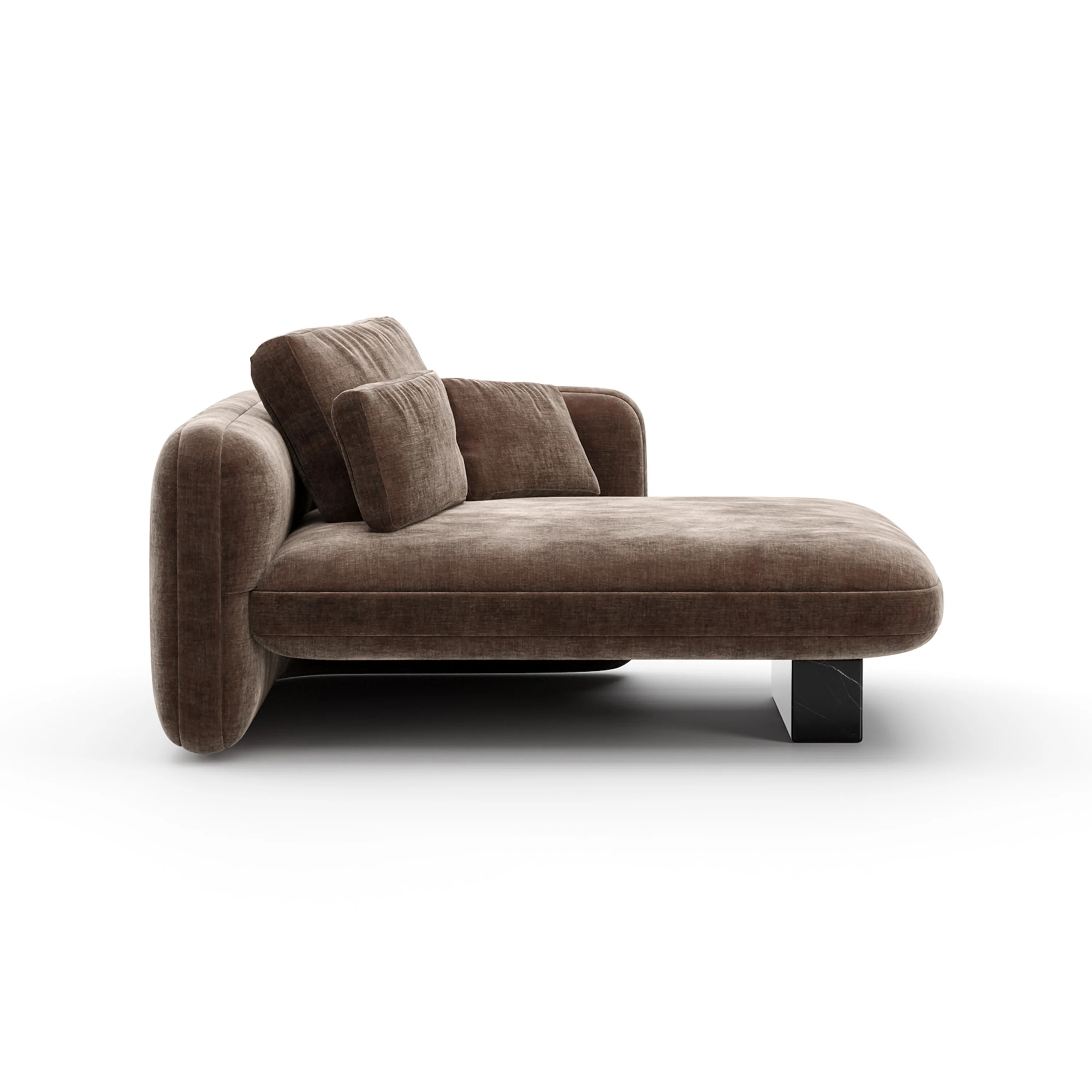 Overlap Raf Chaise Dark Taupe - Image 5