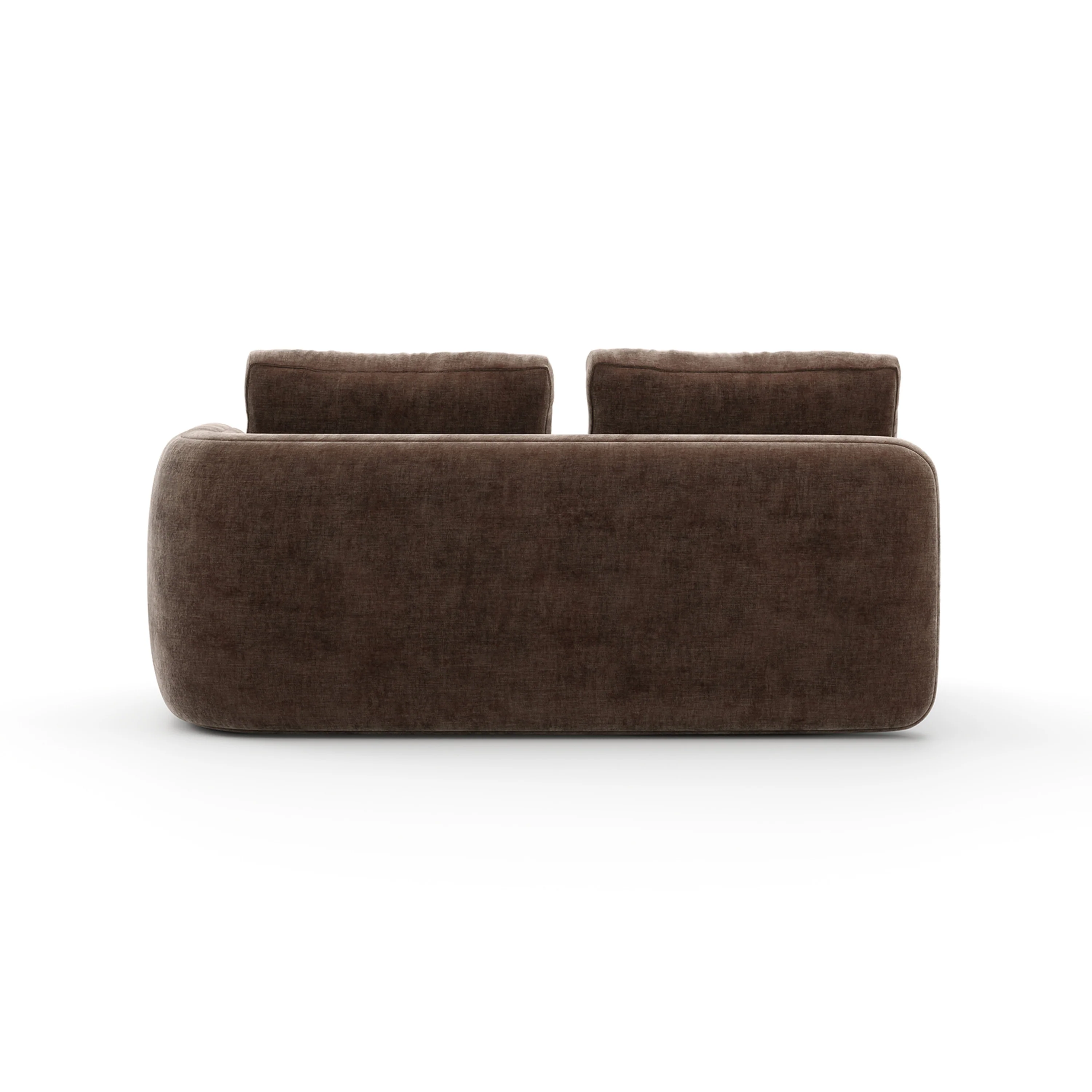 Overlap Raf Loveseat Dark Taupe - Image 6