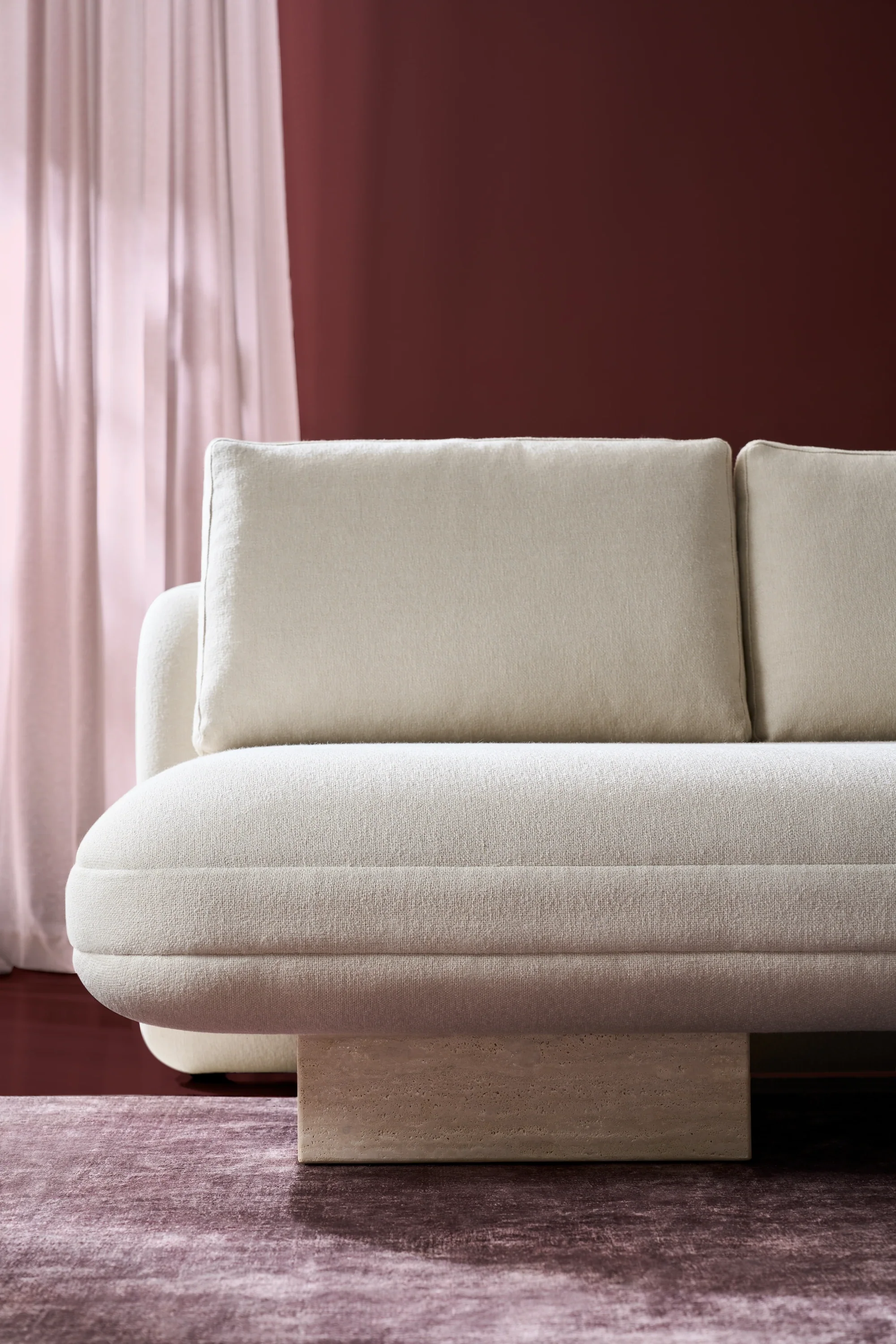Overlap Raf Loveseat Ecru - Image 5