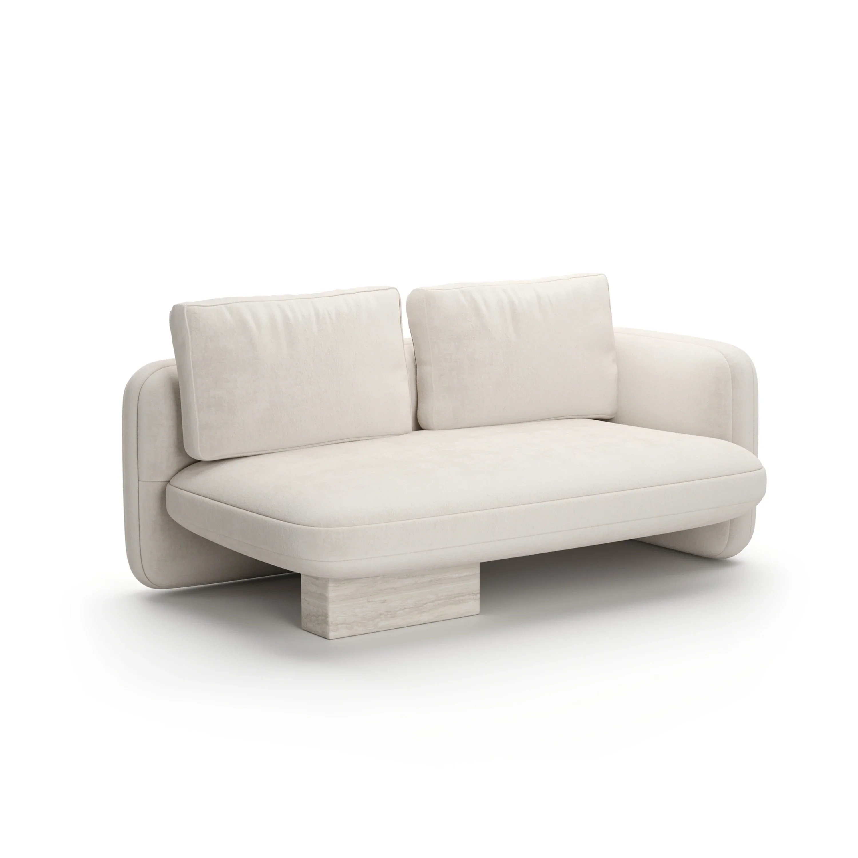 Overlap Raf Loveseat Ecru - Image 7