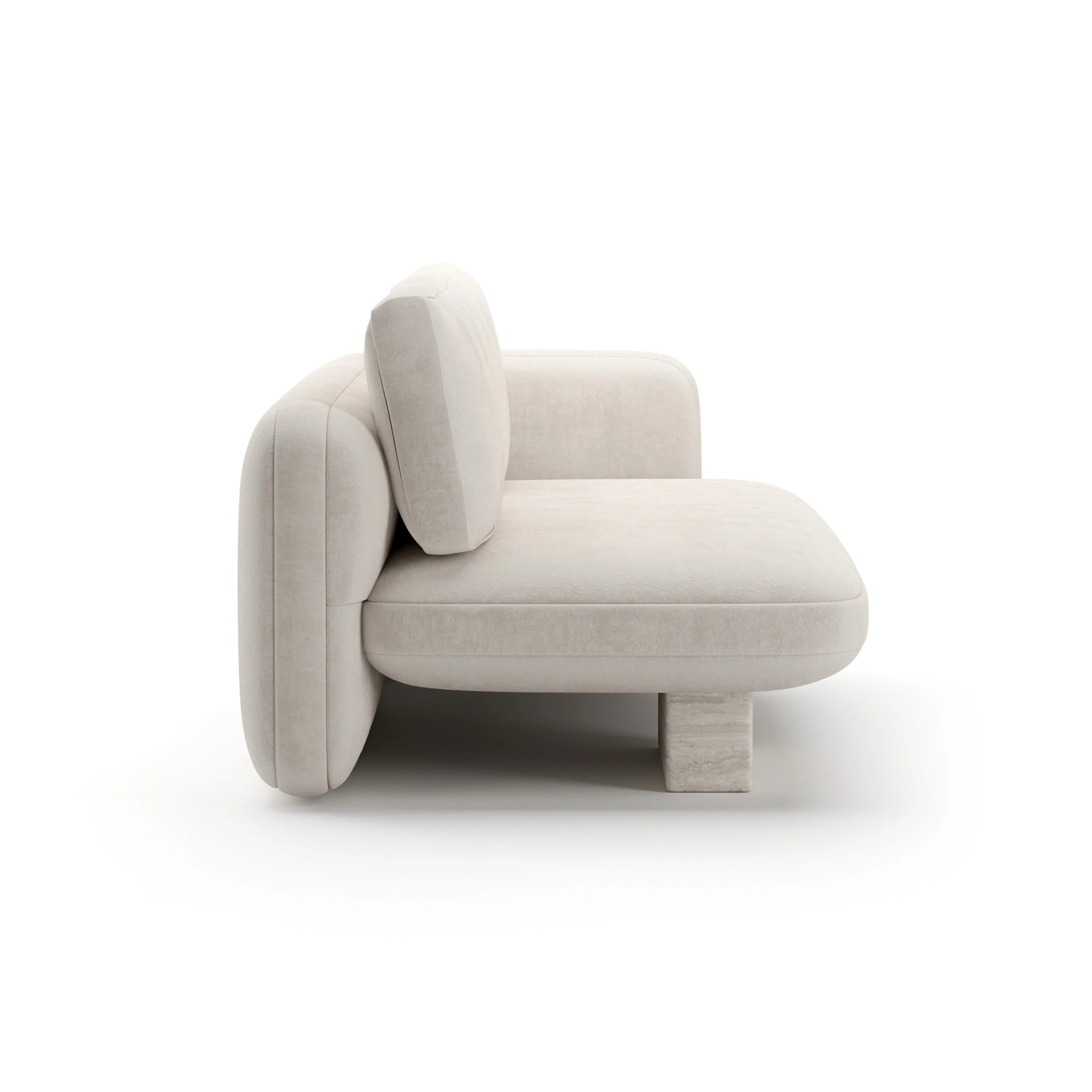 Overlap Raf Loveseat Ecru - Image 8