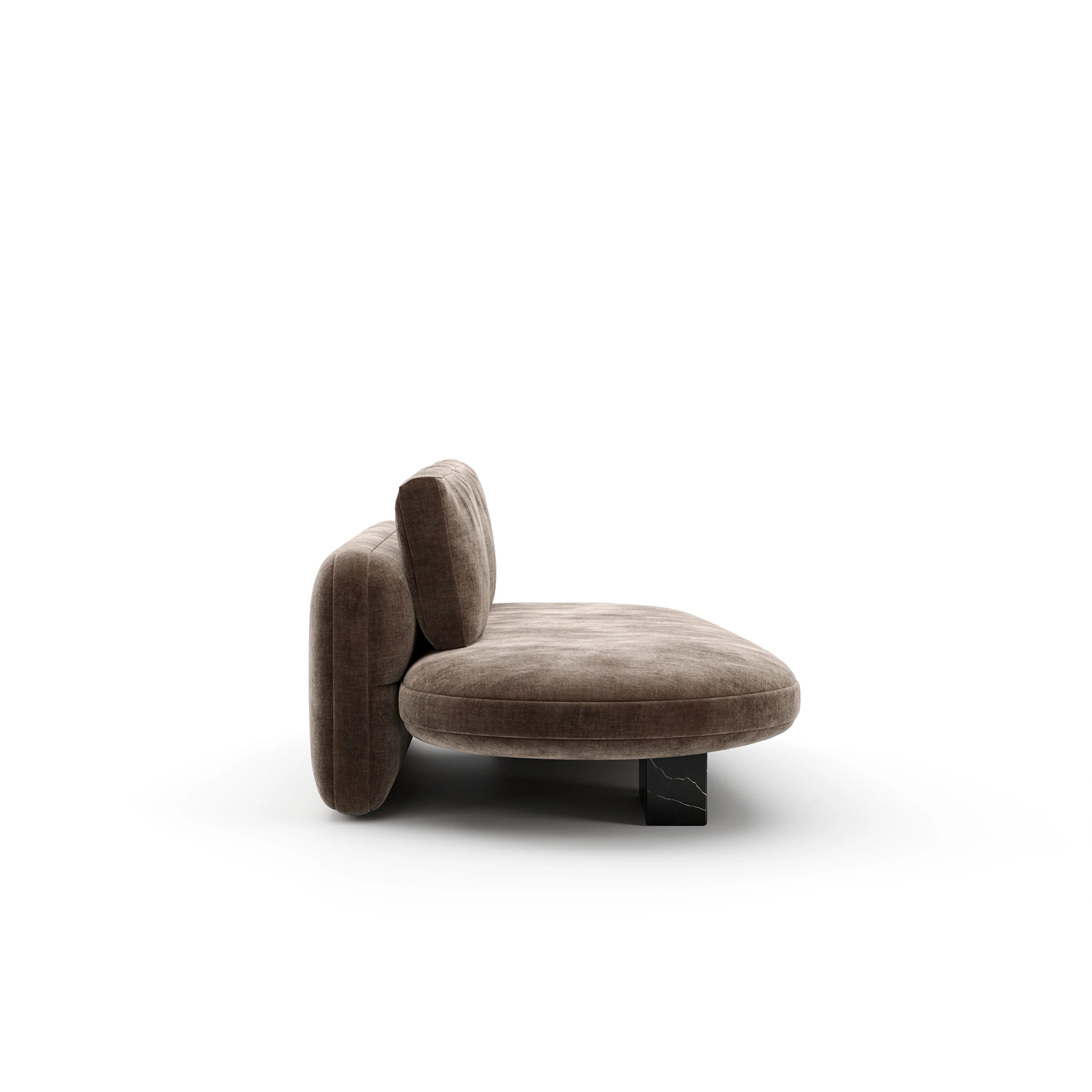 Overlap Raf Armless Bumper Dk Taupe - Image 4