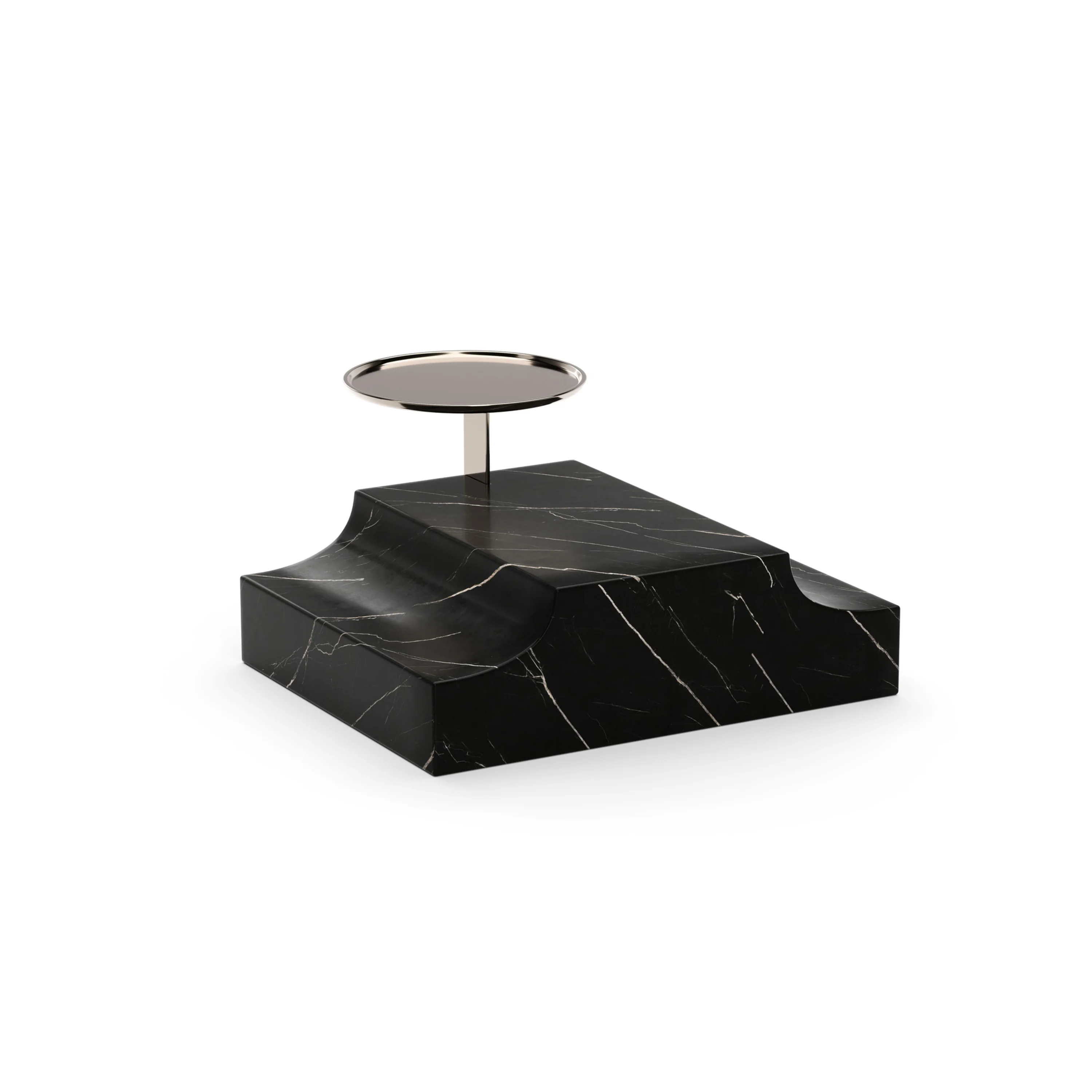 Overlap Rectangle Wedge Base Dark - Image 5