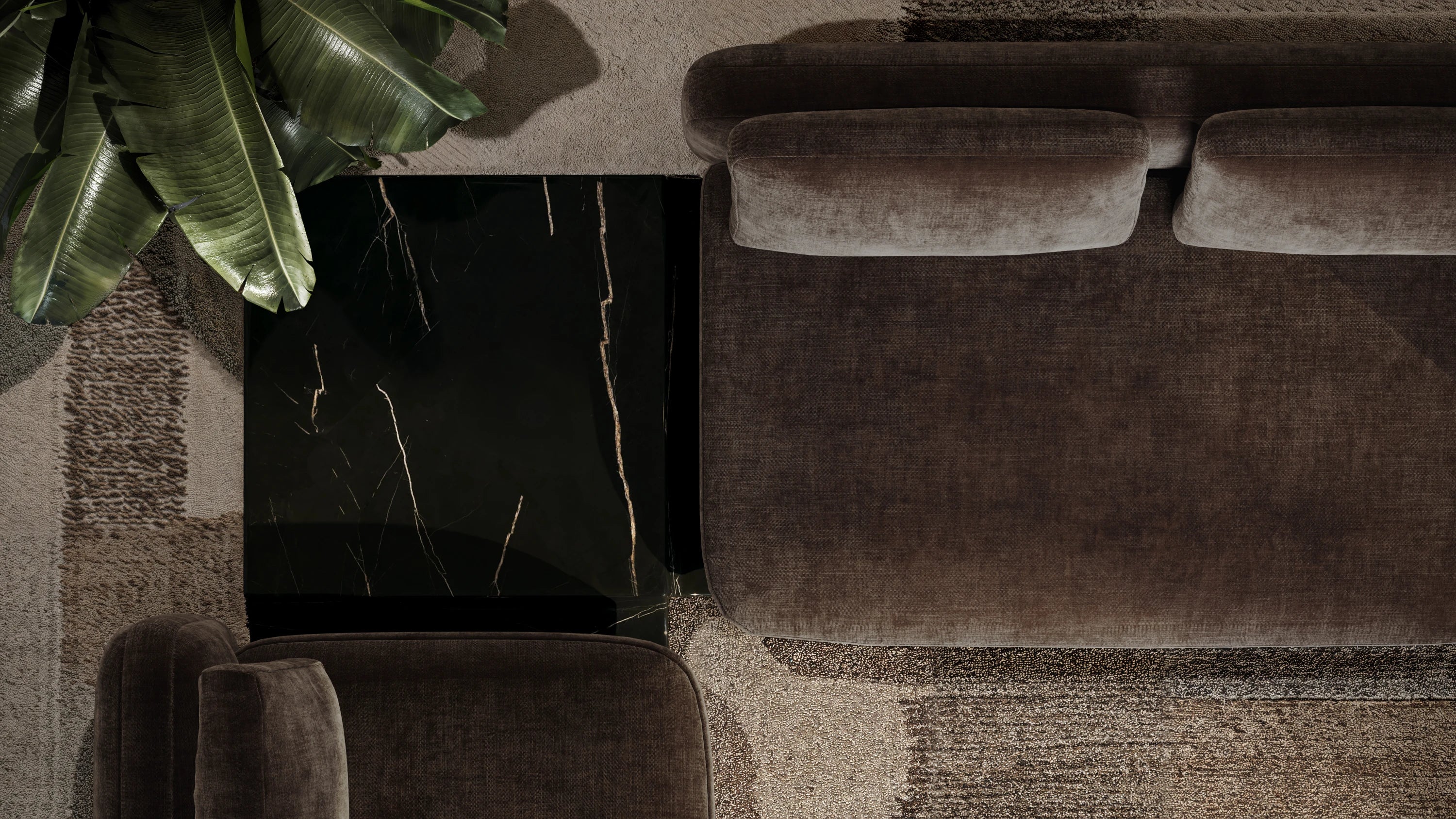 Overlap Raf Chaise Dark Taupe - Image 3