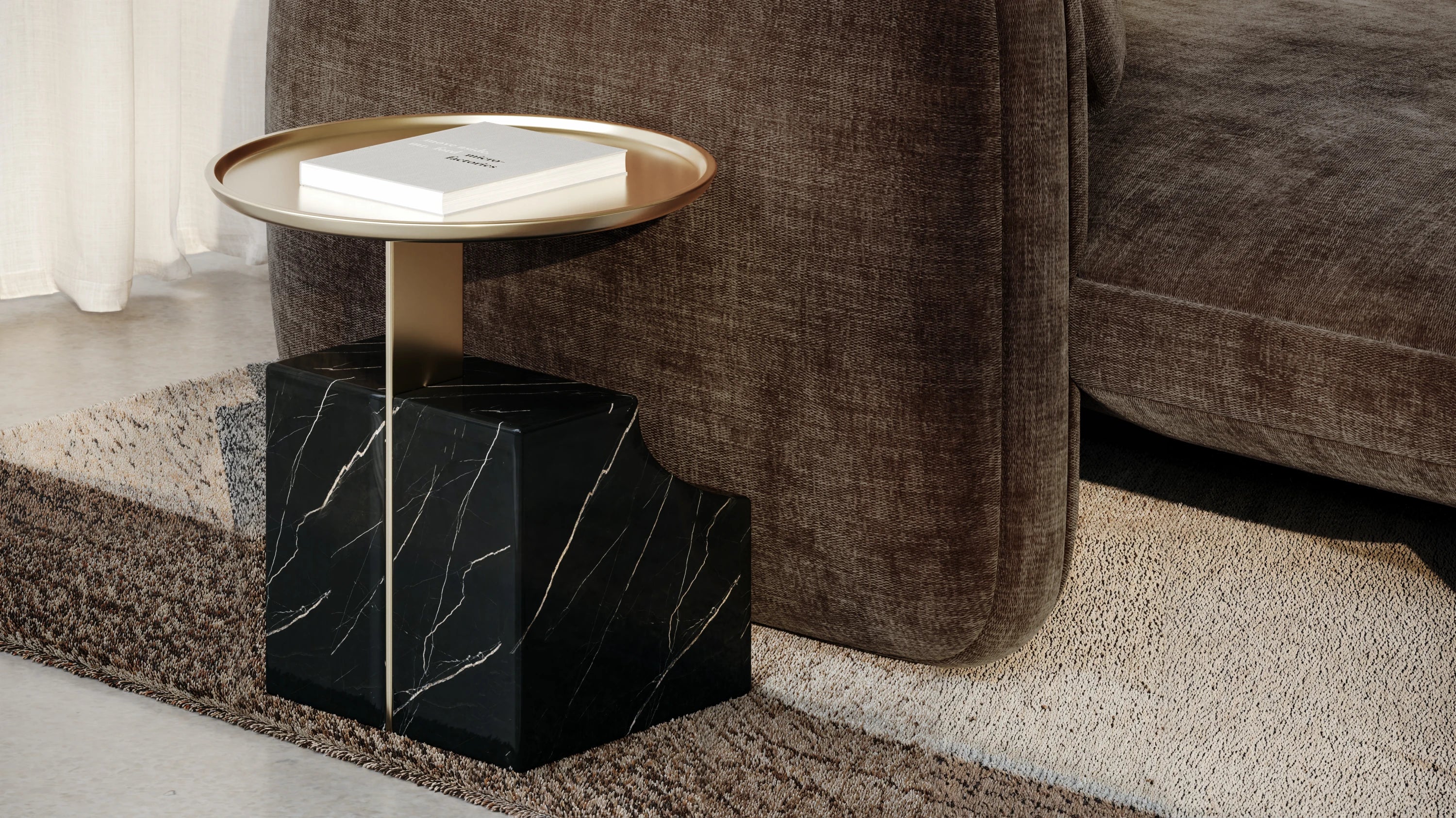 Overlap Sectional Accent Table Dark - Image 3